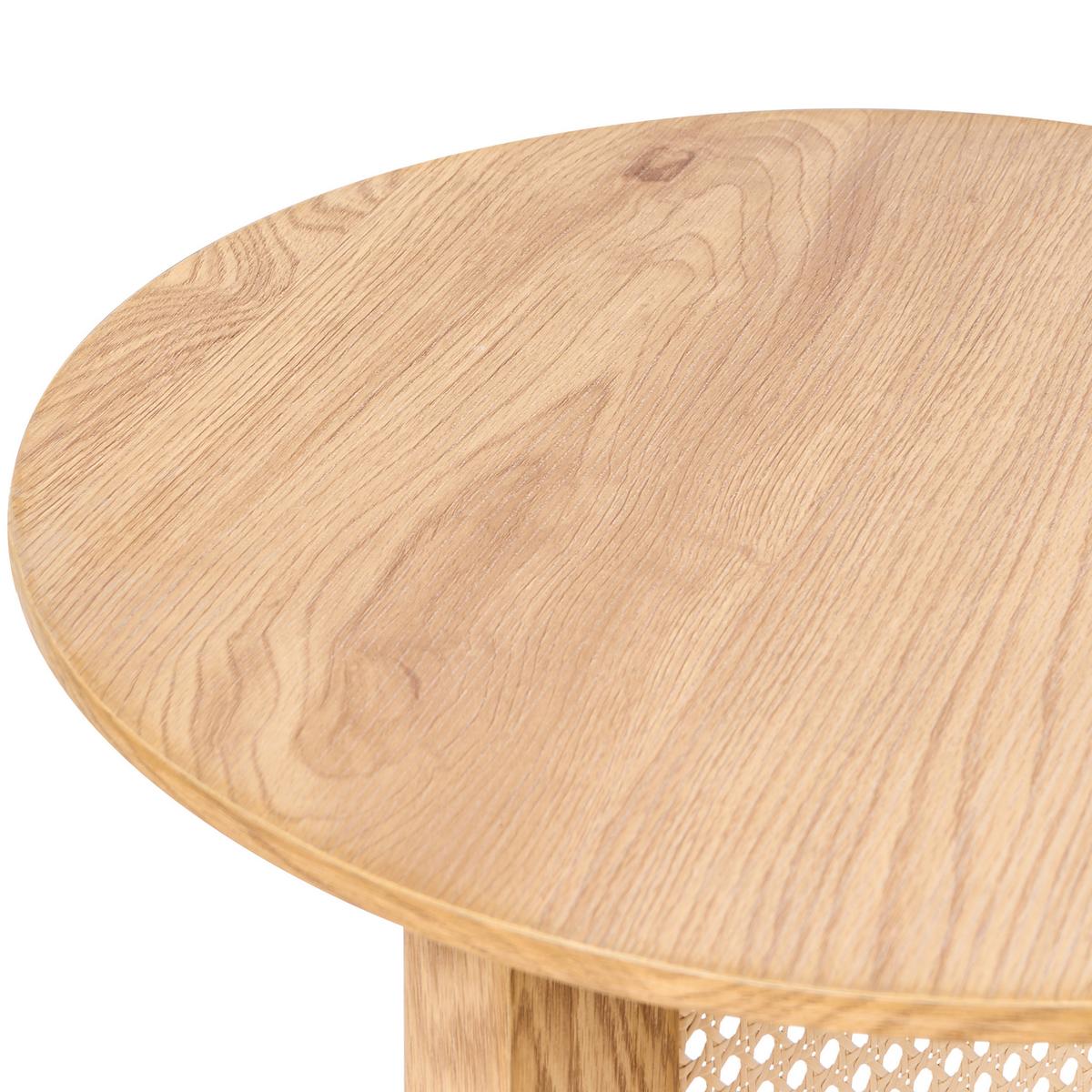 BEISTELLTISCH Braun Karlo - Hellbraun, Holzwerkstoff (50/50/50cm) - Beliani
