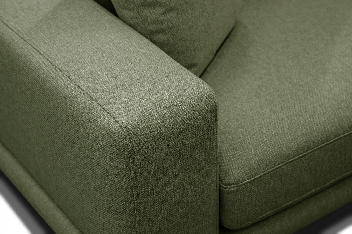 SOFA MEDIOLANE 2,5-Sitzer, olivgrün - Olivgrün, Holzwerkstoff/Textil (203/87/96cm) - Wozimo
