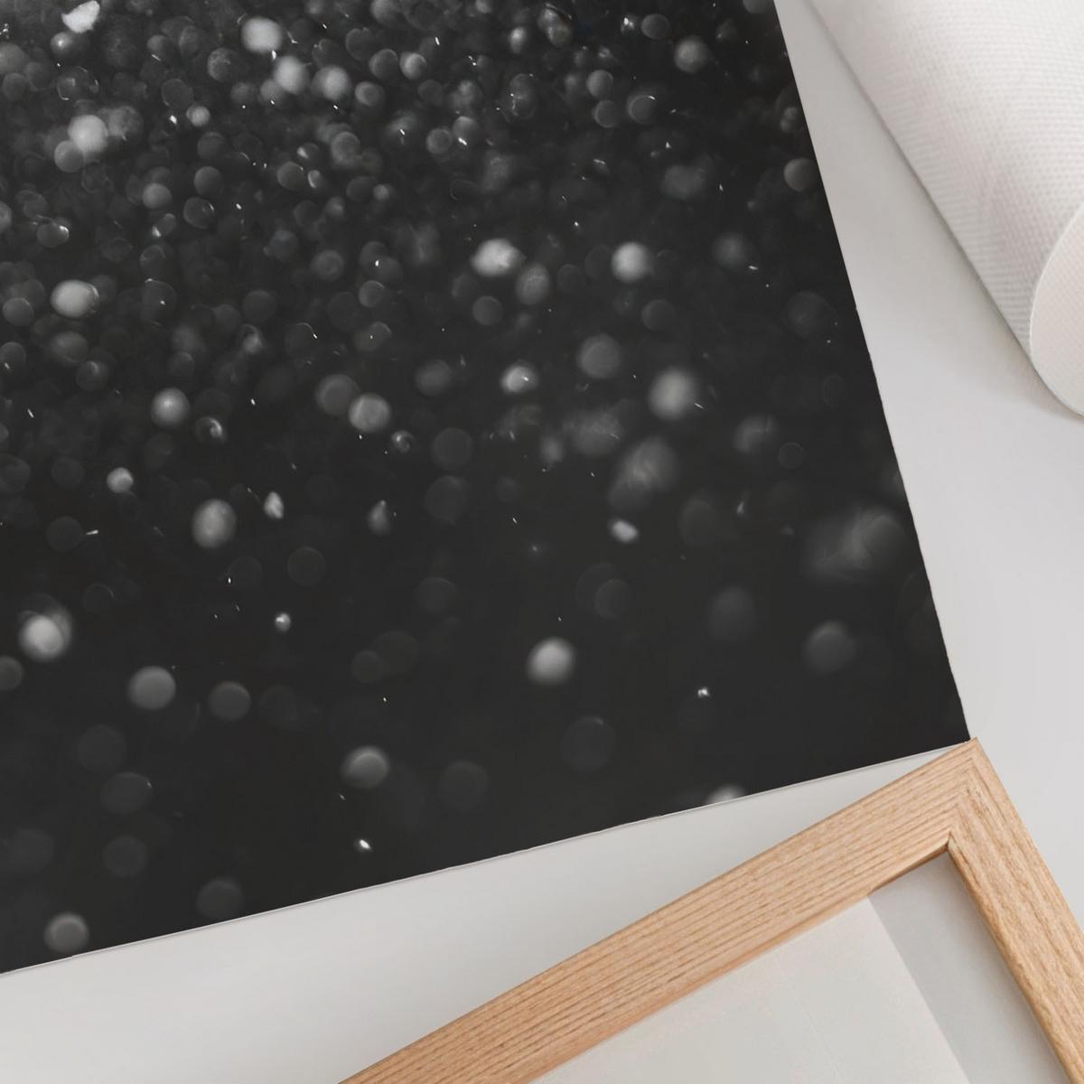 POSTER - 42x59 cm - Soft Structure - Leuchtender Glitzer - Weiß, Textil (42/59/0.1cm) - TULUP