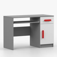 KINDERSCHREIBTISCH Jonas II 08 110 cm, 110/75/50, grau - Grau, Holzwerkstoff (110/75/50cm) - imoebel24