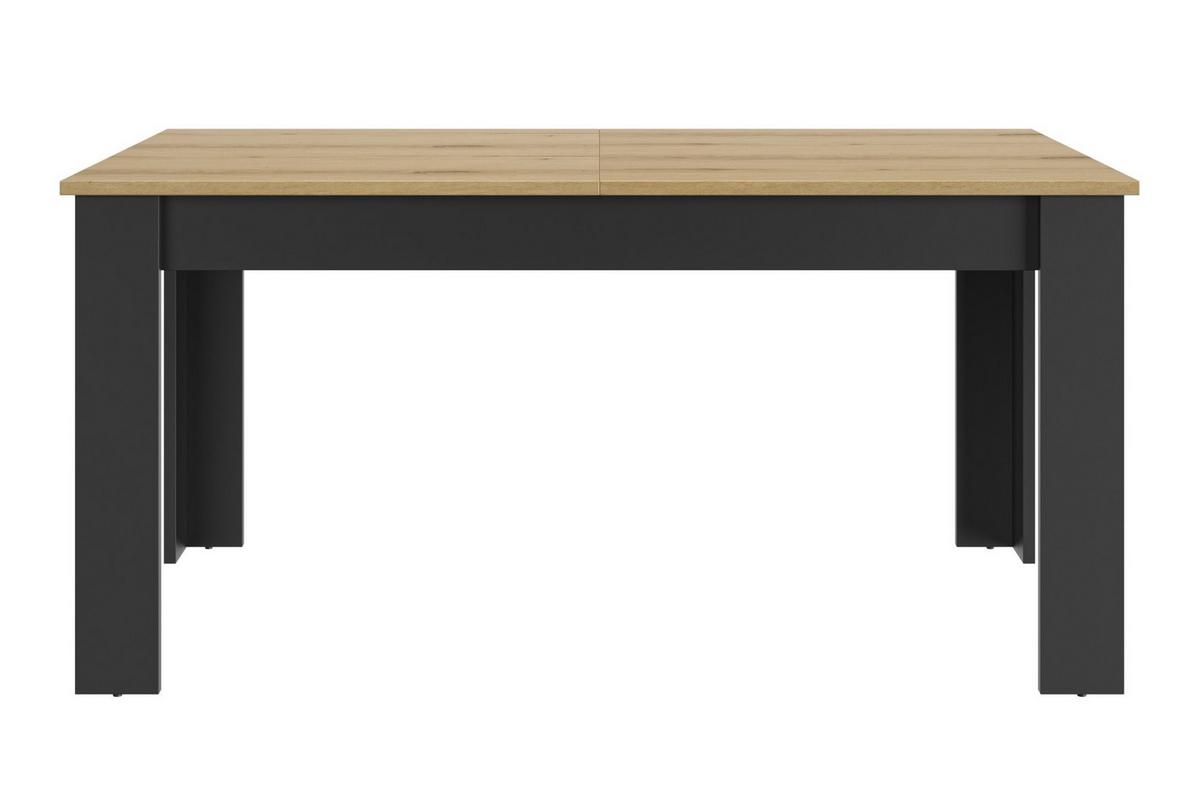 RECHTECKIGER, ausziehbarer Esstisch Manchester - Französische Herstellung - Nussbaumfarben, Holzwerkstoff (20.57/200/77cm) - Calicosy