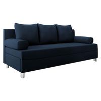 SCHLAFSOFA Dover - Blau/Chromfarben, Holz/Kunststoff (192/86/80cm) - MIRJAN24