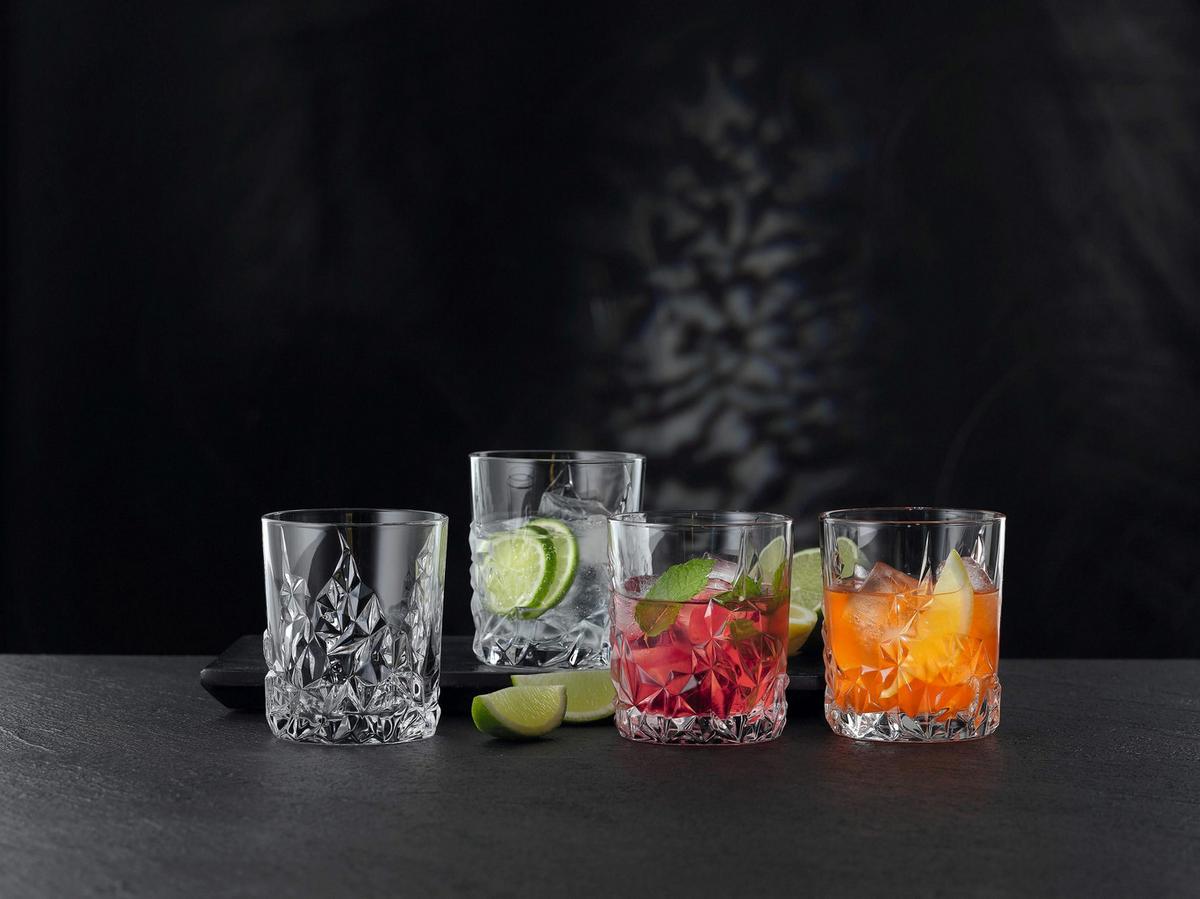 WHISKYGLÄSER Sculpture transparent 340 ml 4er Set - Transparent, Glas (0.34L) - Nachtmann