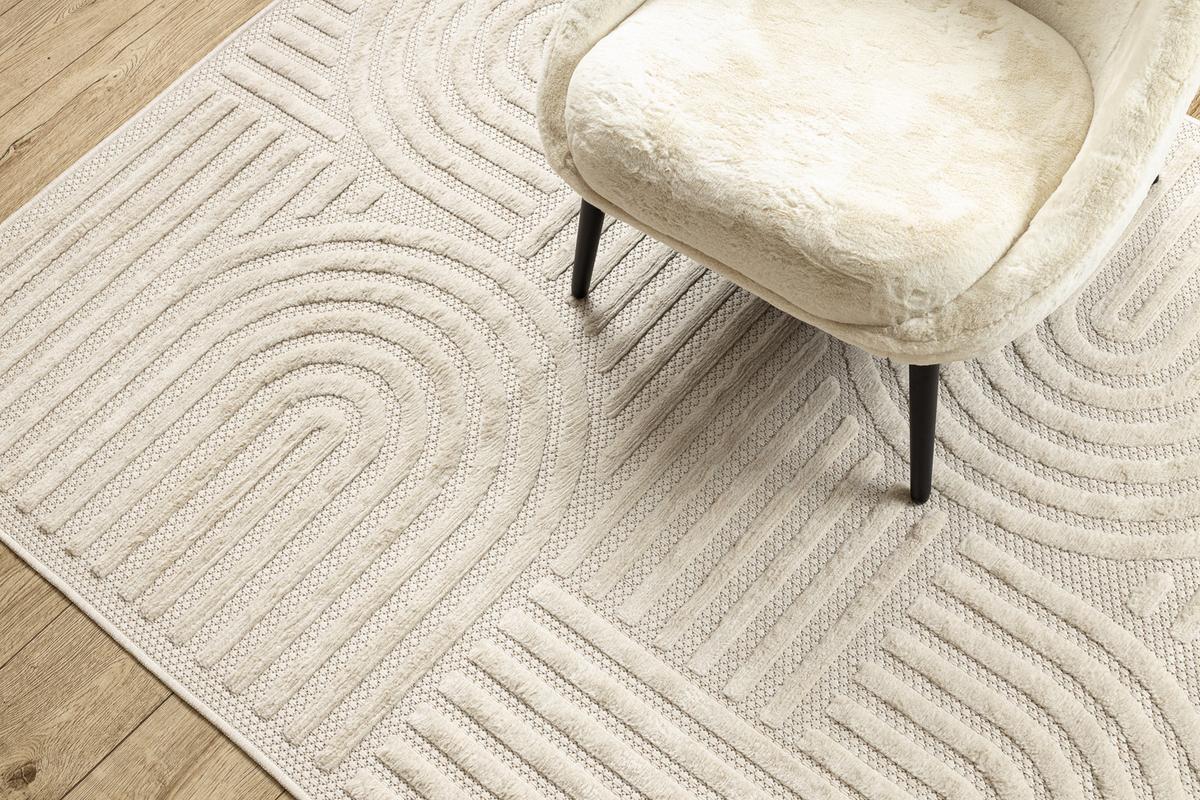 TEPPICH Santo 120/170 cm - Weiß, Textil (120/170cm) - rugsX