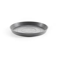 BLUMENTOPFUNTERSETZER rund 36,5/36,5/3,5 cm Grau - Grau, Kunststoff (36.5/3.5cm) - Ecopots