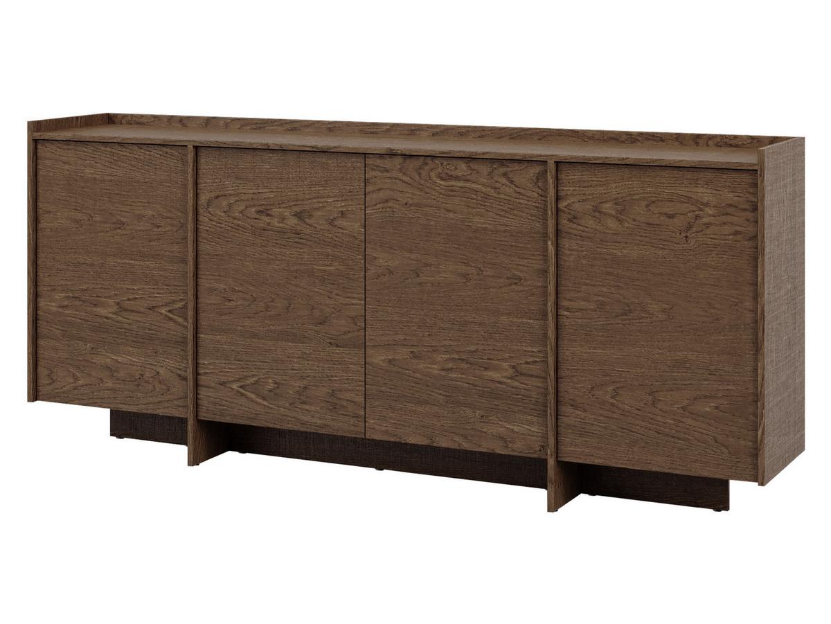 KOMMODE Japandi K4D - Braun, Holzwerkstoff (200/90/38cm) - MIRJAN24