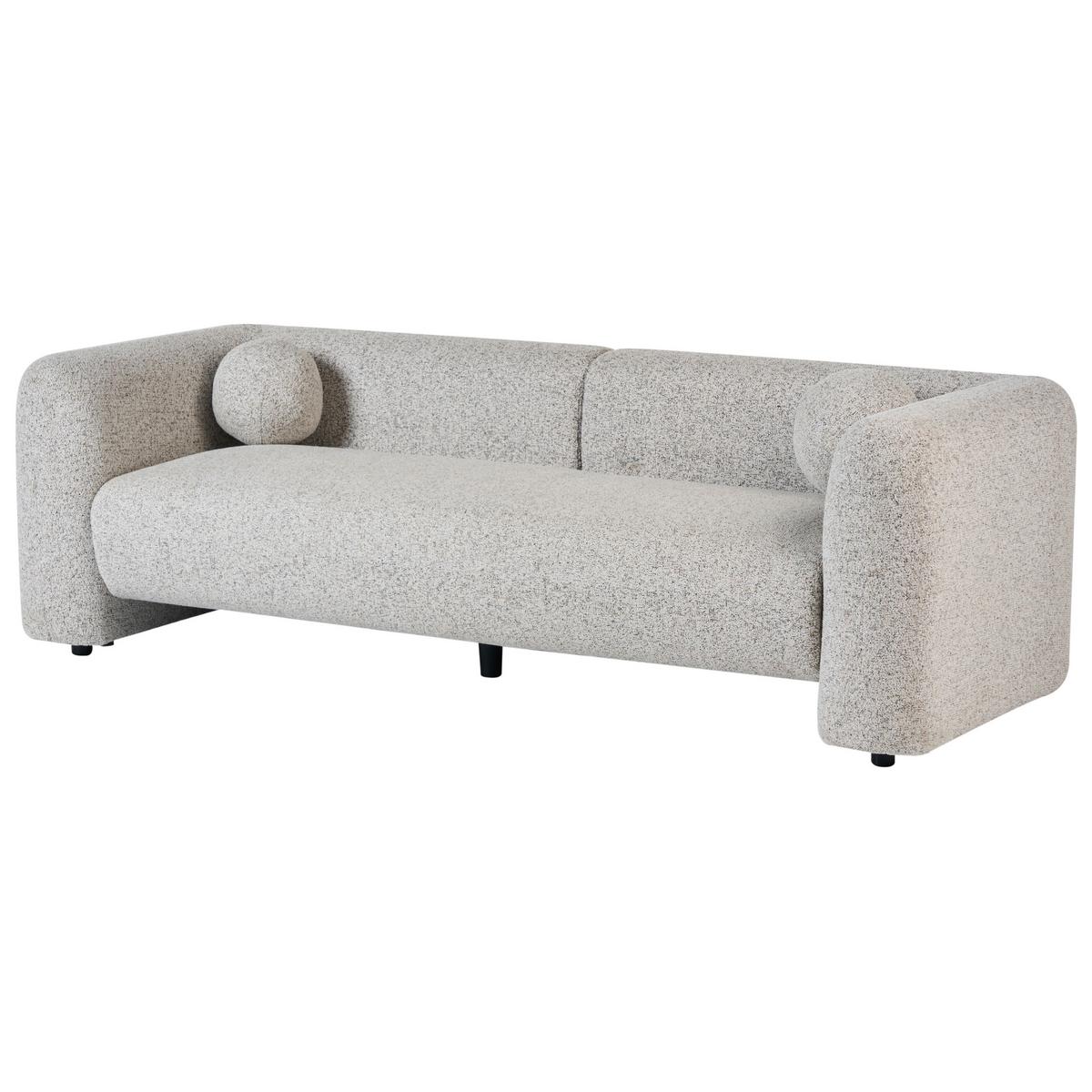 SOFA-SET 4-Sitzer Beige Leiren - Beige, Textil (224/68/87cm) - Beliani