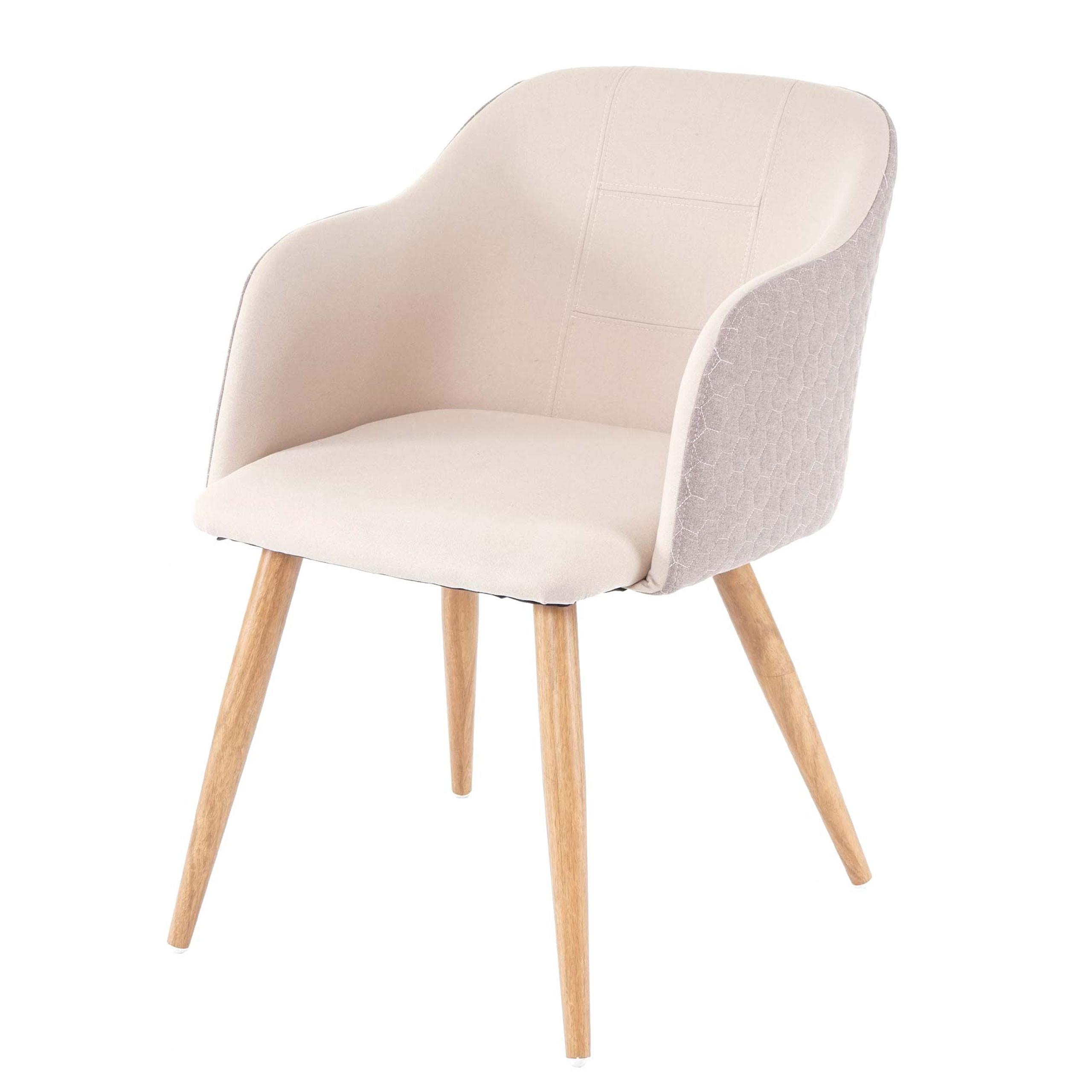 ESSZIMMERSTUHL Beige - Beige, Textil (53/78/60cm) - MCW