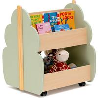 BÜCHERREGAL Grün - Grün, Holz (52/63/46cm) - COSTWAY