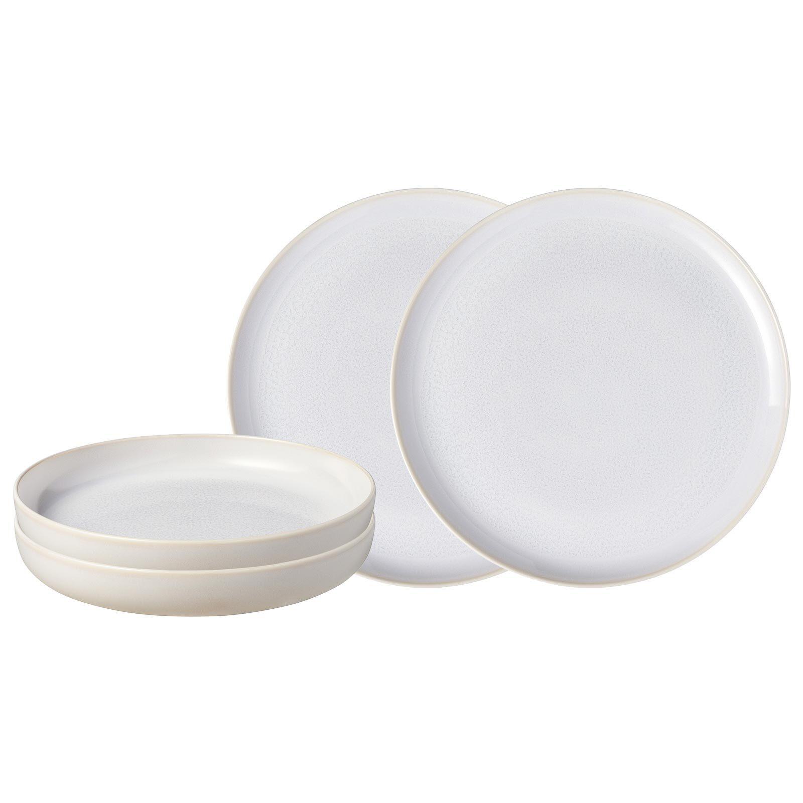TAFEL-SET Crafted Cotton beige 4-tlg. - Beige, Keramik (2/2/2cm) - like.Villeroy & Boch