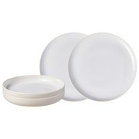 TAFEL-SET Crafted Cotton beige 4-tlg. - Beige, Keramik (2/2/2cm) - like.Villeroy & Boch