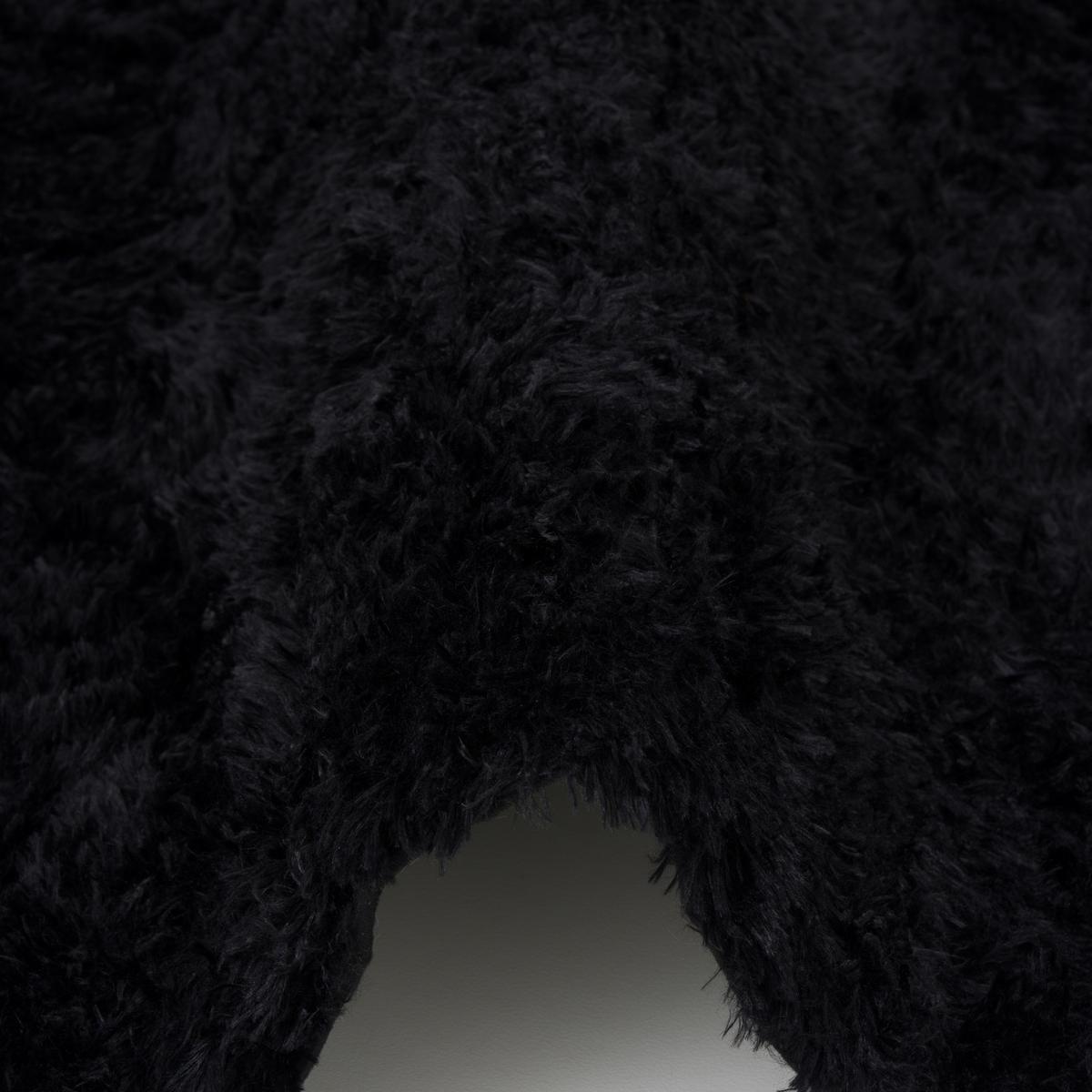 HOCHFLOR SHAGGY TEPPICH FLUFFY - Schwarz, Textil (120/170cm) - Pergamon