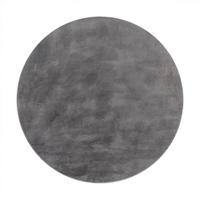 HOCHFLORTEPPICHE Anthrazit Ø 120 cm - Anthrazit, Kunststoff (120/120cm) - TT Home