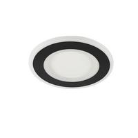 DECKENLEUCHTE Zaraelith 24/24/4 cm - Schwarz, Metall (24/24/4cm) - ZMH