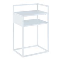 BEISTELLTISCH Riihimäki - Weiß, Metall (30/40/65cm) - [en.casa]