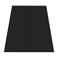 KURZFLORTEPPICH Waschbar, einfarbig, aus Polyester, Schwarz, 160 x 220 cm - Schwarz, Textil (220/160cm) - KADIMA DESIGN