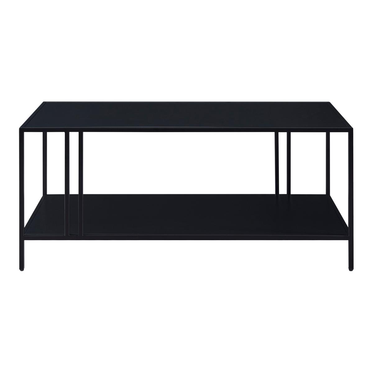 COUCHTISCH Kumlinge 110/55/47 cm - Schwarz, Metall (55/110/47cm) - [en.casa]