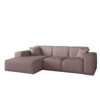 ECKSOFA Celes Premium Stoff Scala - Lila, Holzwerkstoff/Textil (266/165cm) - Fun Möbel
