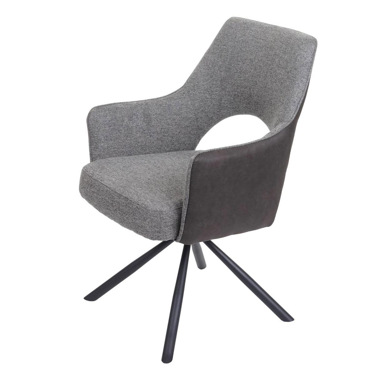 ESSZIMMERSTUHL K3 Grau - Grau, Textil (57/89/52cm) - MCW