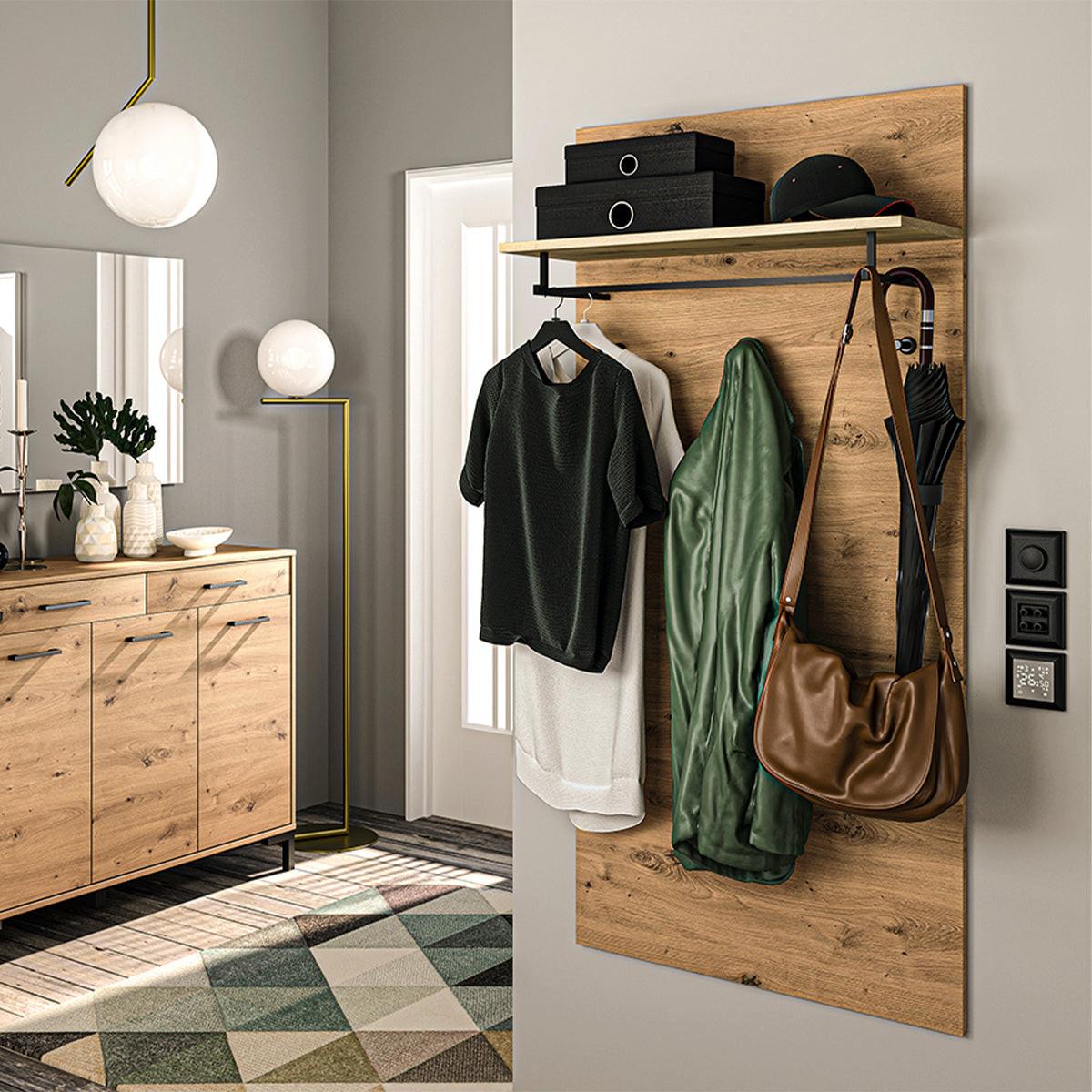 VITRINE Liora Holz - Braun, Holzwerkstoff (69/145/27cm) - Petits-meubles
