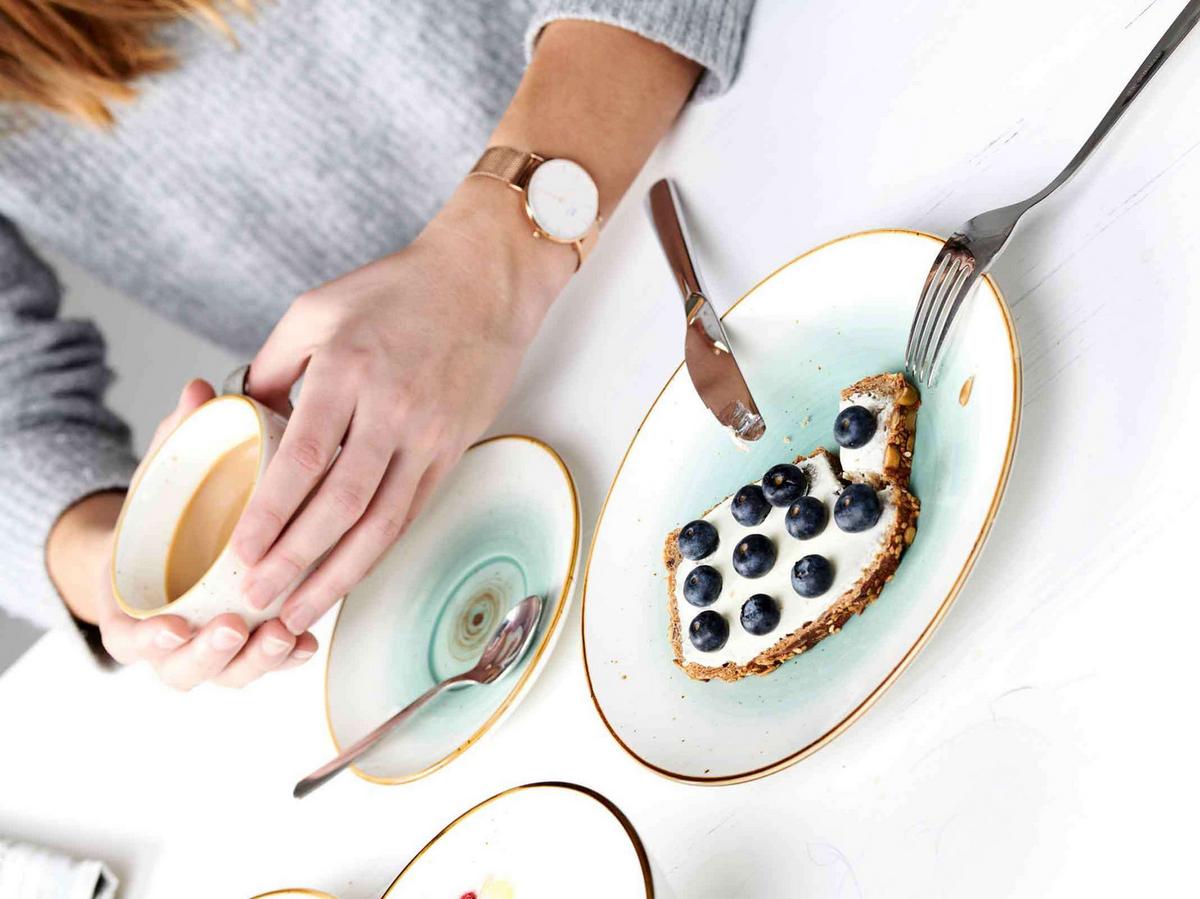 ESPRESSOUNTERTASSEN Cosmo blau ø 11 cm 6er Set - Blau, Keramik (11cm) - Ritzenhoff Breker