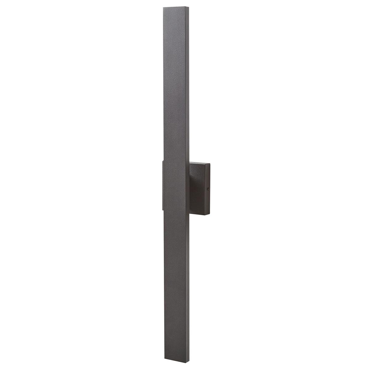 AUSSENWANDLEUCHTE Melgam 13/7/89 cm - Schwarz, Metall (7/89/13cm) - Beliani