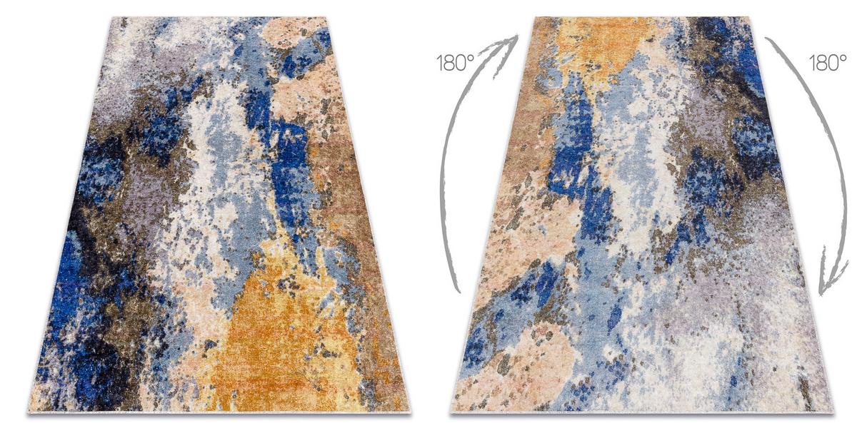 TEPPICH Miro 80/150 cm - Blau, Textil (80/150cm) - rugsX