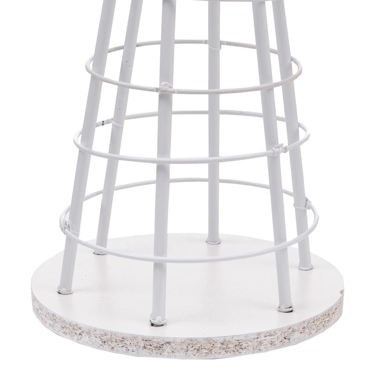 DEKO-BAUM Weiß - Weiß, Metall (60cm) - MCW