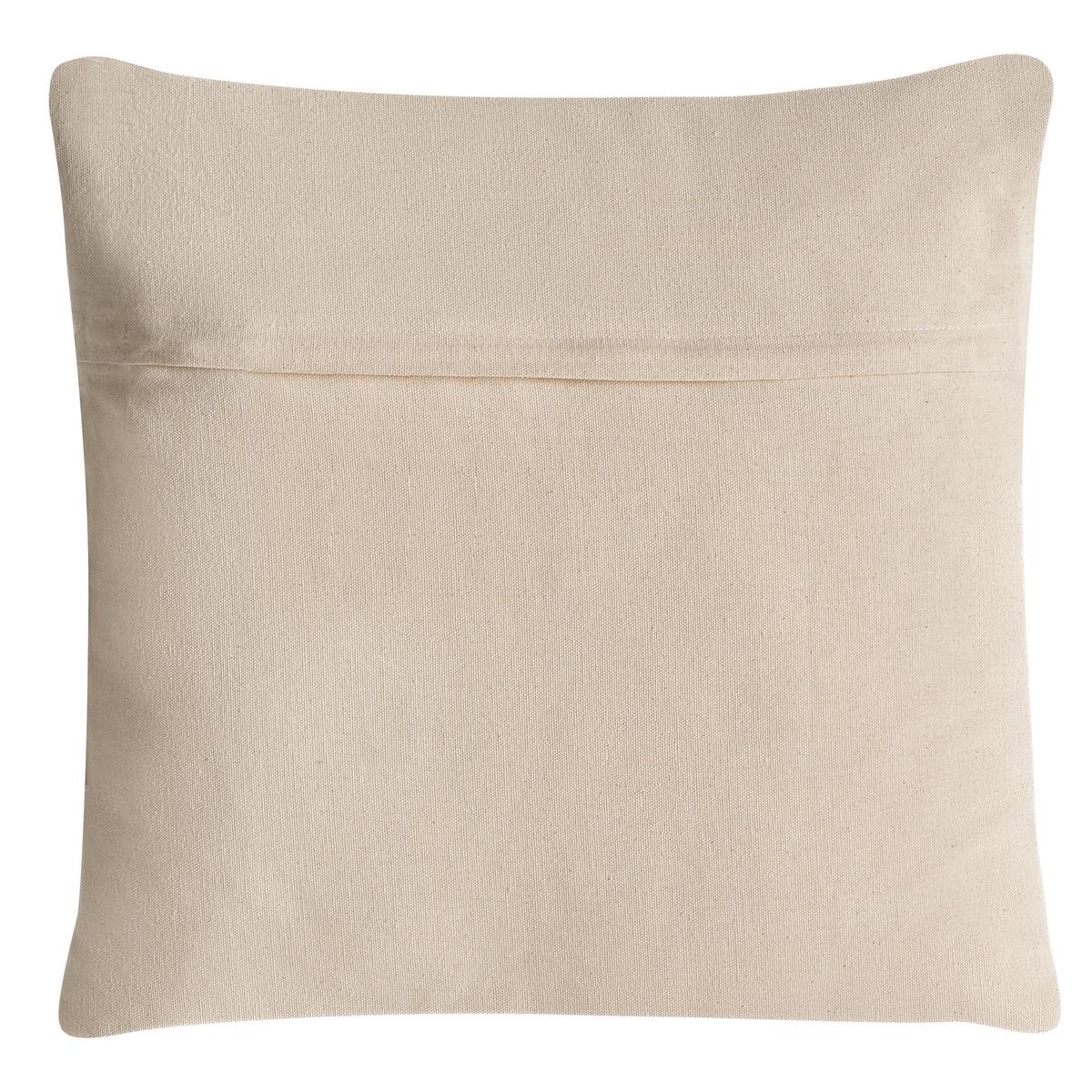 DEKOKISSEN 3er-Set Beige 45/45 cm Merbau - Beige, Textil (45/45cm) - Beliani