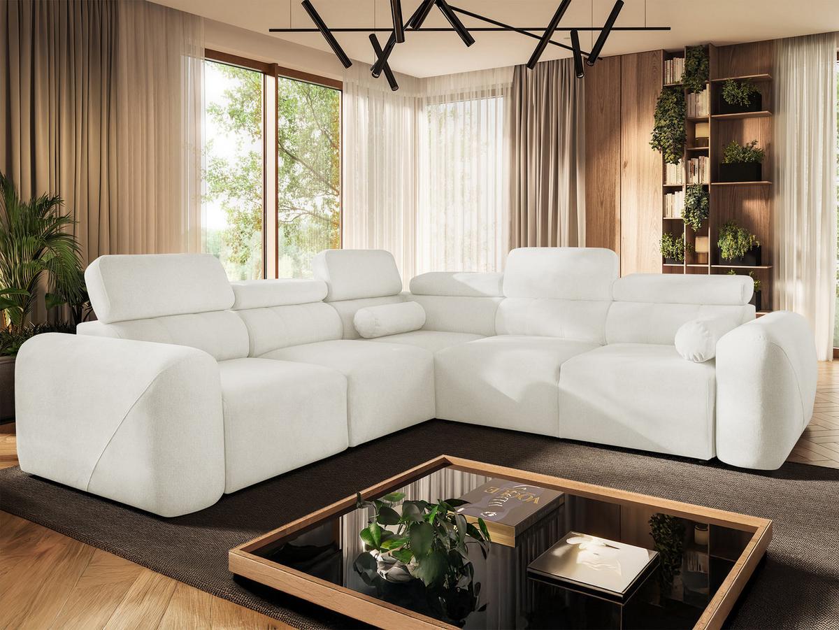ECKSCHLAFSOFA Volare III, Seite: Links - Creme, Holz/Textil (273/272cm) - MIRJAN24