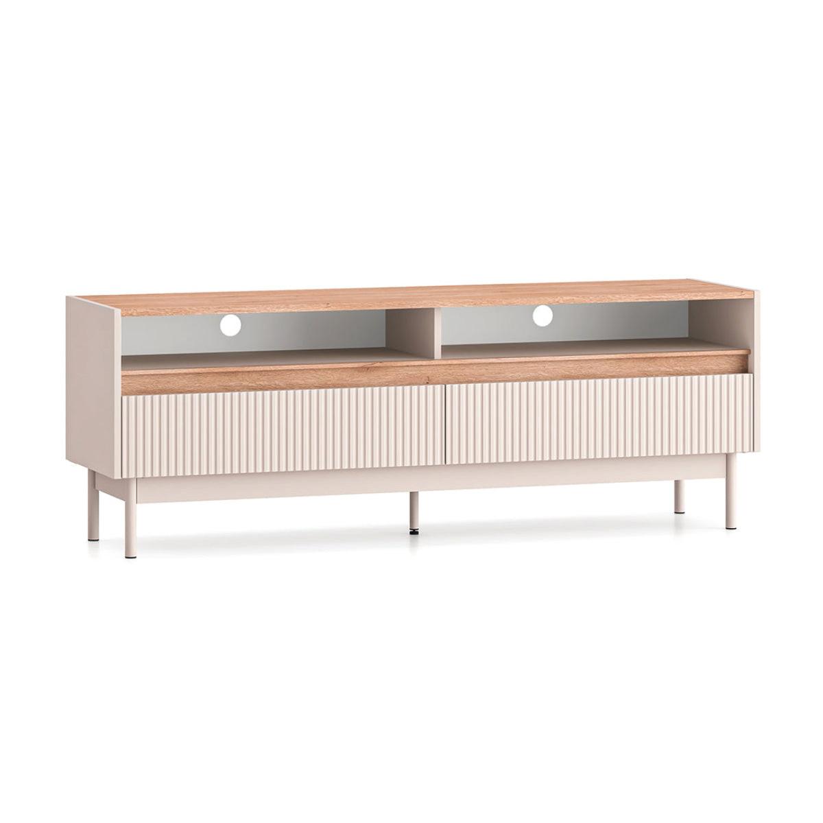 TV-MÖBEL Connie Kaschmir und Holz - Kaschmir, Holzwerkstoff (153.8/54.9/40cm) - Petits-meubles