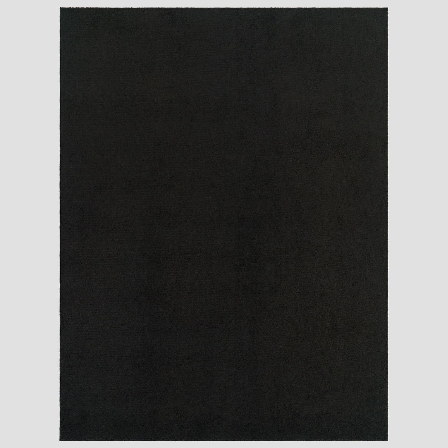 FLACHWEBETEPPICH Schwarz 200 x 200 cm - Schwarz, Kunststoff (200/200cm) - TT Home