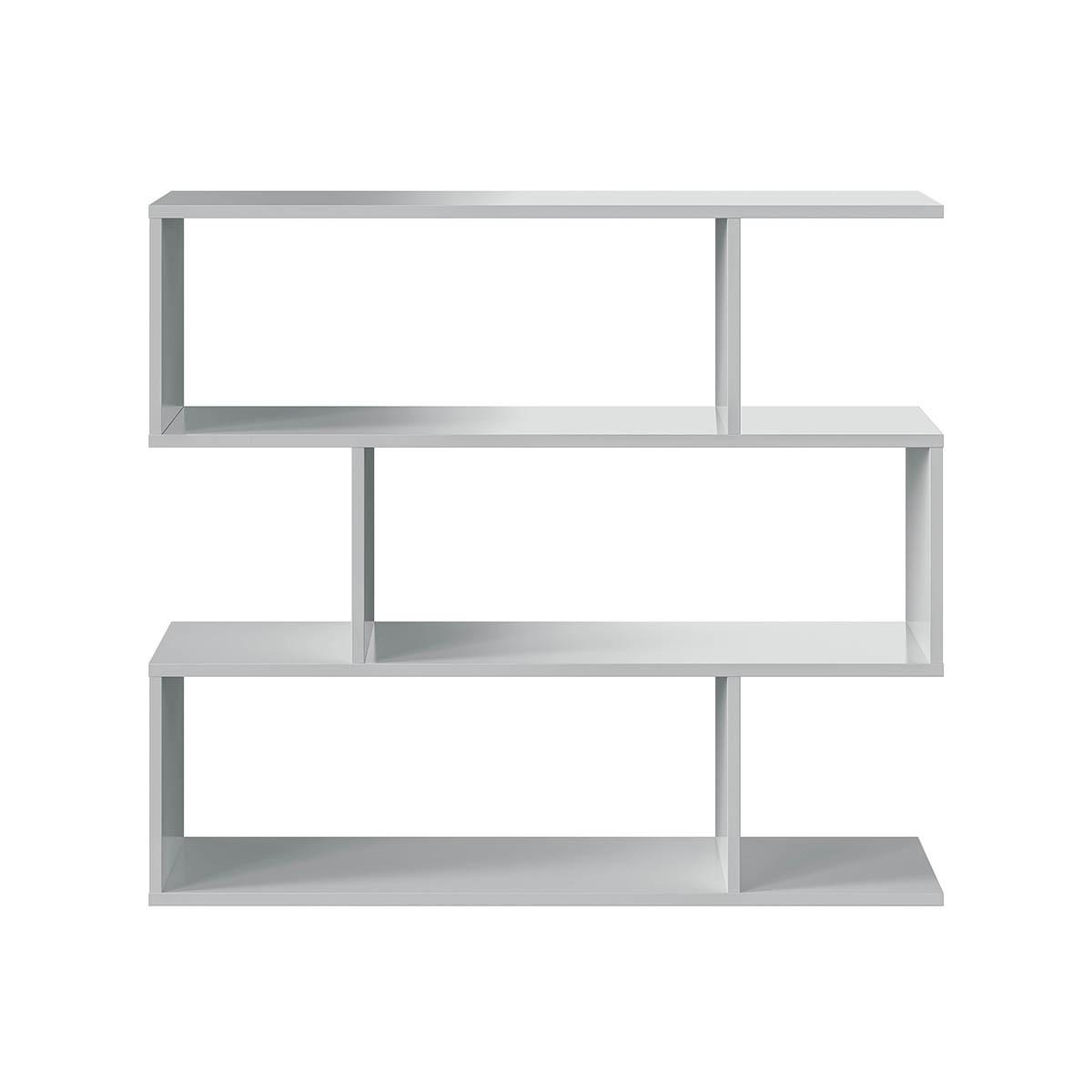 REGAL mit 3 Ebenen L110 cm - Athena - Weiß, Holzwerkstoff (24/97/11.5cm) - Calicosy