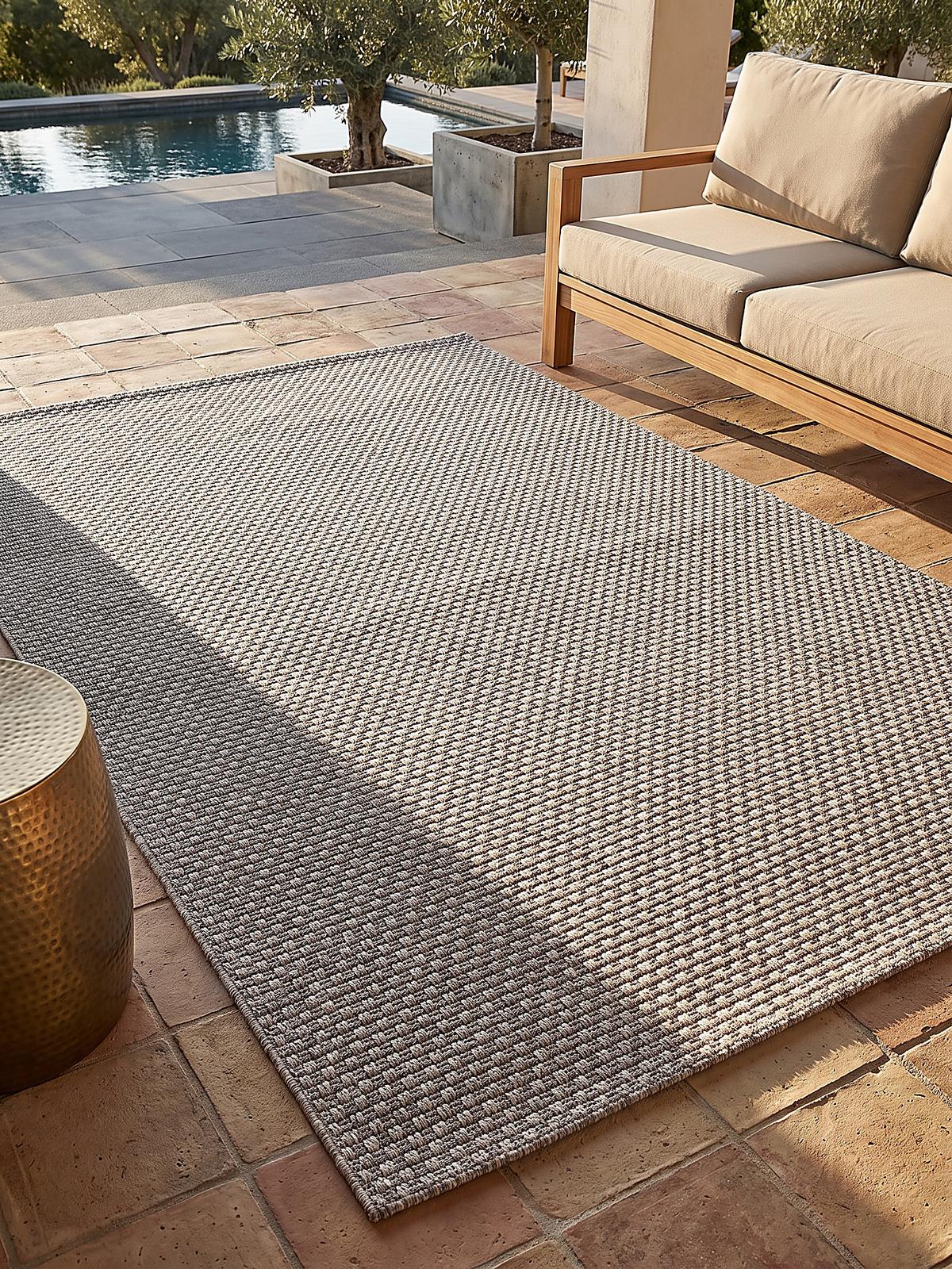 FLACHWEBTEPPICH Uni BROYE Polypropylen Taupe 160 x 230 cm - Braun, Textil (160/230cm) - KADIMA DESIGN
