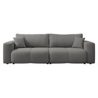 SCHLAFSOFA Furyn - Schwarz/Grau, Holz/Kunststoff (245/82/92cm) - MIRJAN24