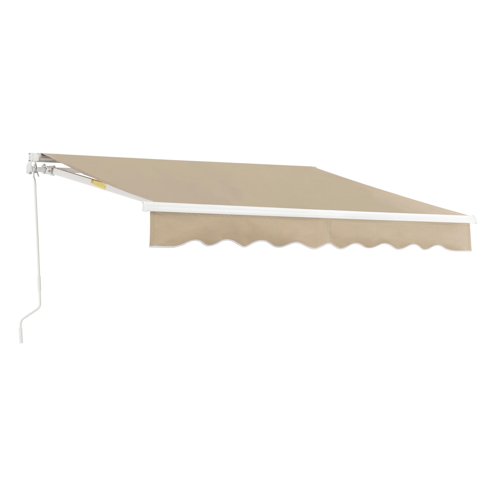 GELENKARMMARKISE Bitonto - Beige, Textil/Metall (250/0.1/200cm) - [en.casa]