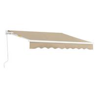 GELENKARMMARKISE Bitonto - Beige, Textil/Metall (250/0.1/200cm) - [en.casa]