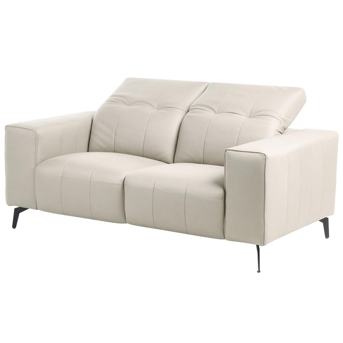 2-SITZER-SOFA Stoff Hellbeige Ommel - Beige, Textil (172/80/102cm) - Beliani