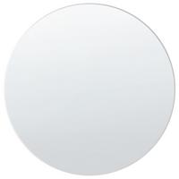 WANDSPIEGEL 80/80 cm Silber Annemasse - Silberfarben, Glas (80/3/80cm) - Beliani