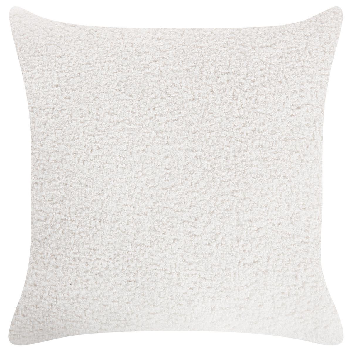 3-SITZER-SOFA Bouclé Cremeweiß Frederica - Creme, Textil (200/77/80cm) - Beliani