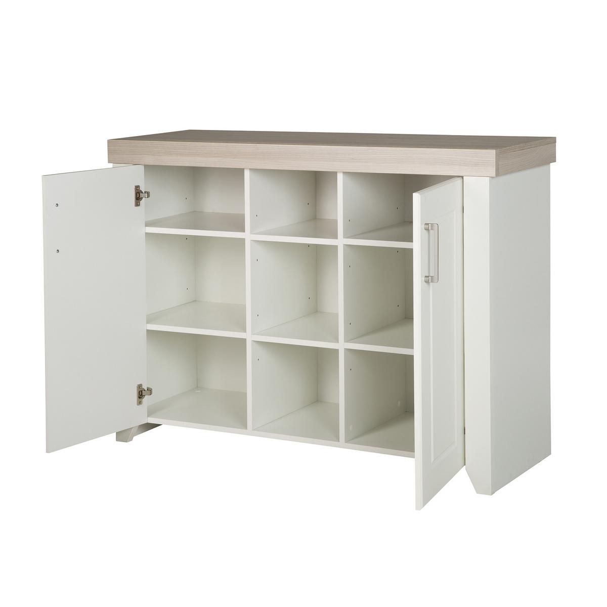BABYZIMMER-SET Felicia 2-teilig - Weiß, Holzwerkstoff (76/82/144cm) - Roba