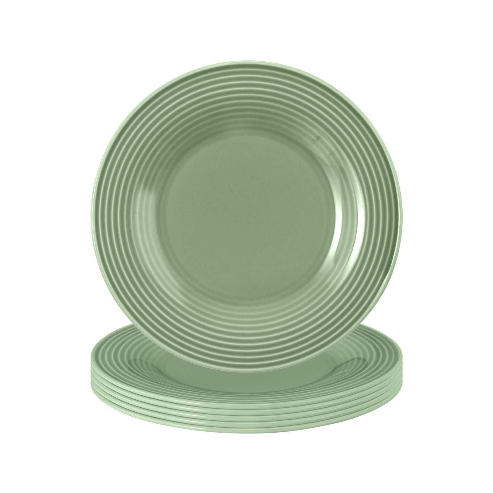 BROTTELLER Beat Color Glaze Salbeigrün ø 17 cm 6er Set - Grün, Keramik (17cm) - Seltmann Weiden