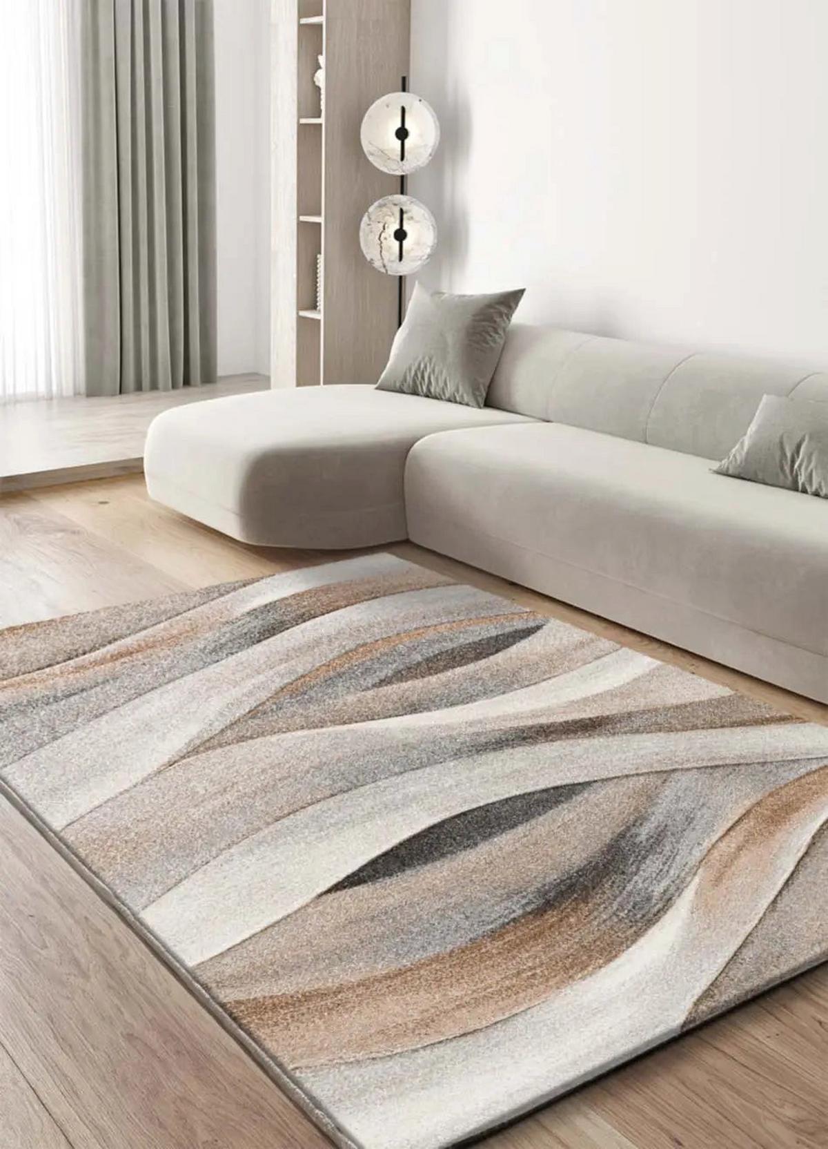 KURZFLORTEPPICH Beige / Braun Badet 80/150 cm - Beige/Braun, Textil (80/150cm) - Atticgo