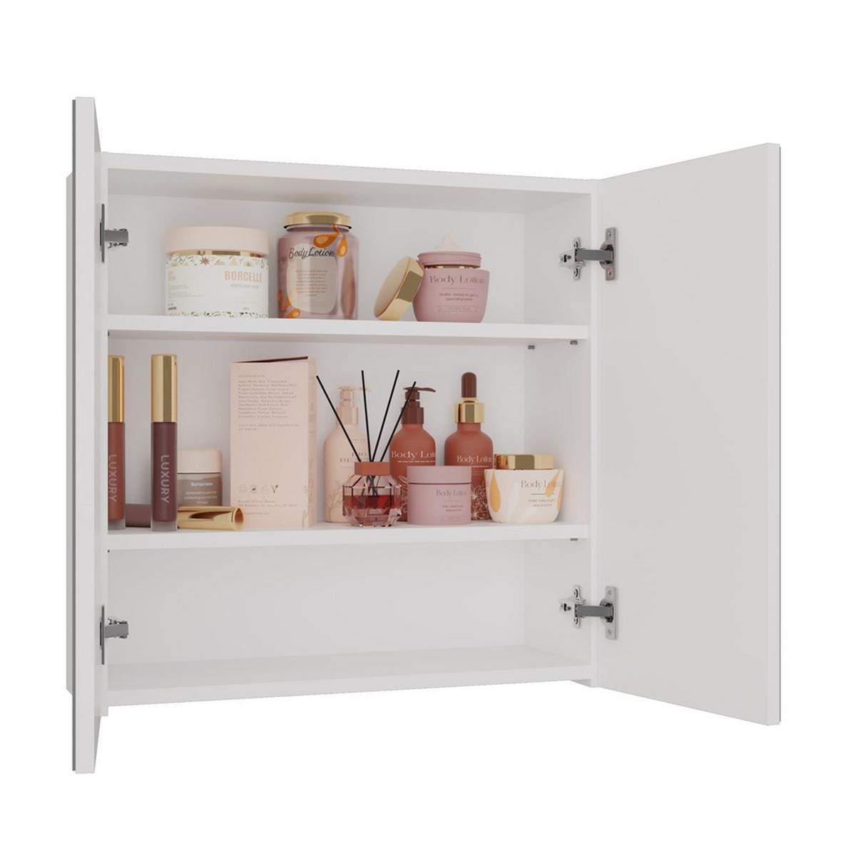 HÄNGESCHRANK Weiß 60/60/22 - Weiß, Holzwerkstoff (60/60/22cm) - RAUMHIRSCH FURNITURE