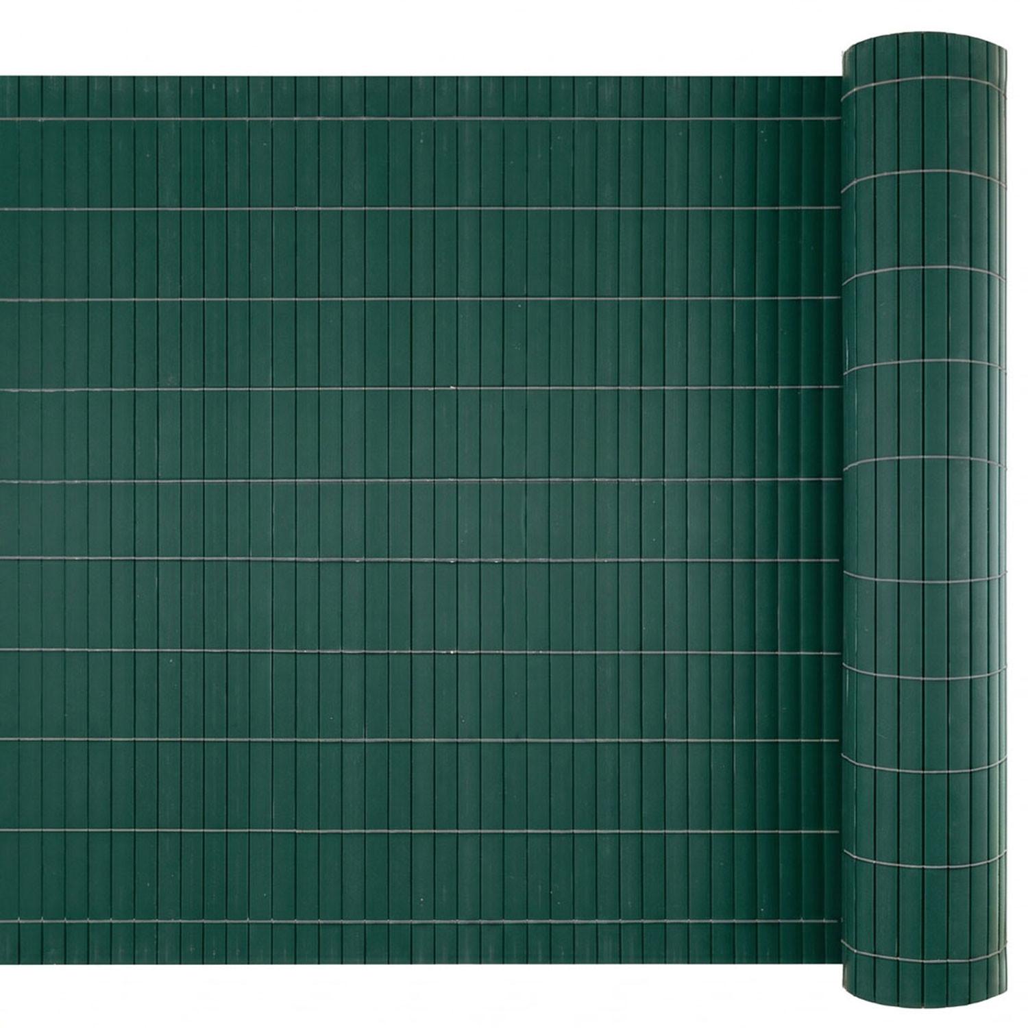 SICHTSCHUTZZAUN Balkon 100/600 cm PVC - Grün, Kunststoff (0.9/100cm) - urfence