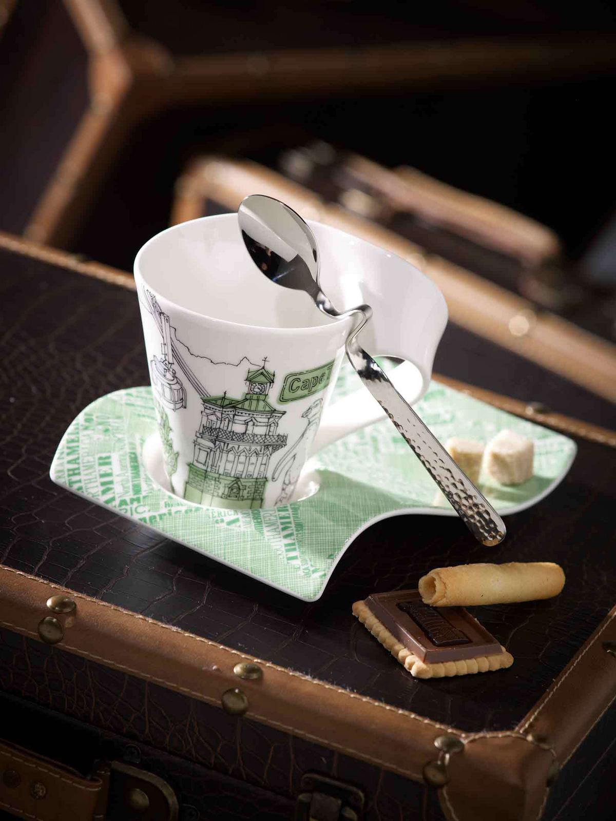 KAFFEELÖFFEL NewWave Caffè Spoon silber 17,5 cm 6er Set - Silberfarben, Metall - Villeroy & Boch