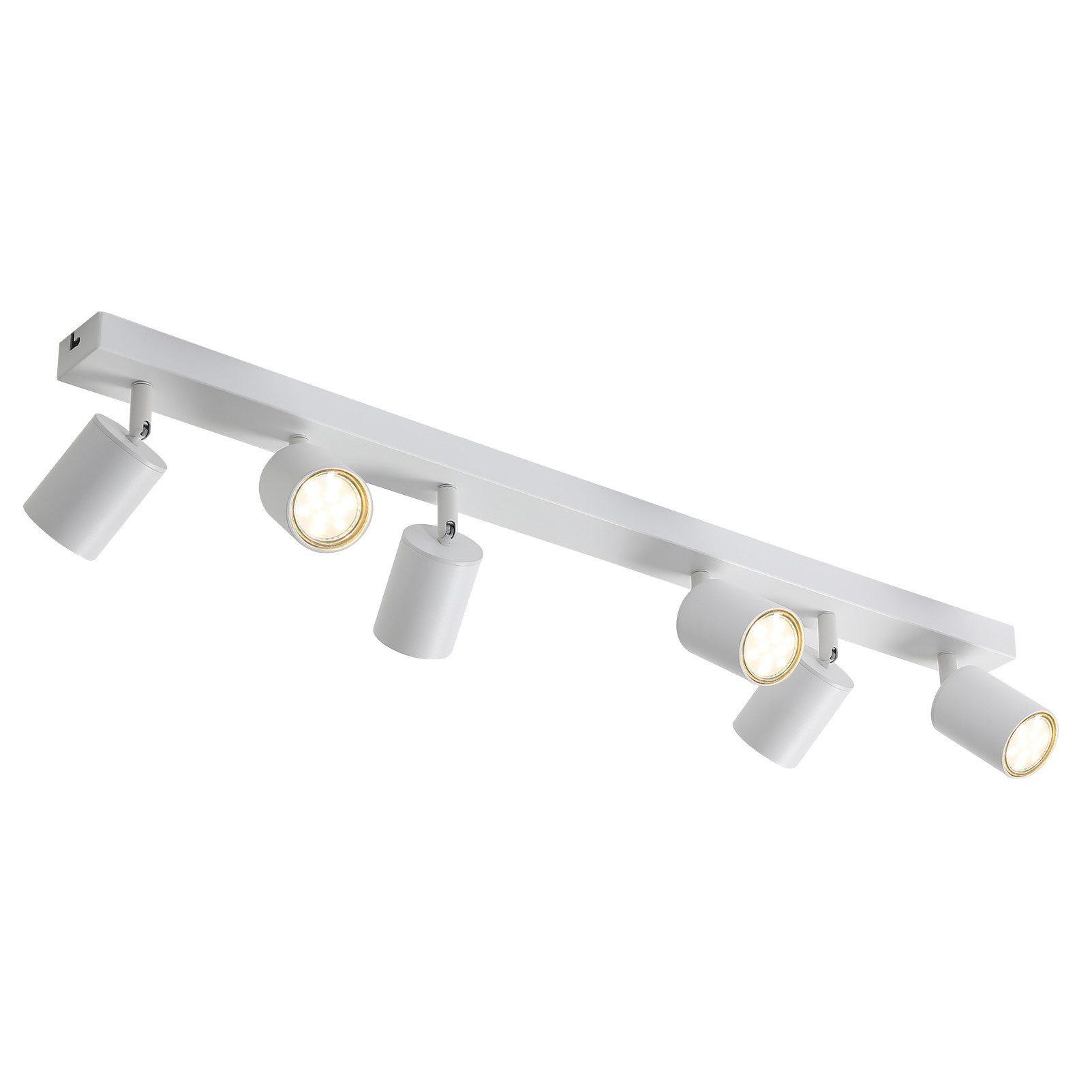 DECKENSTRAHLER Donnervogel 79/9.5/6.5cm - Weiß, Metall (79/9.5/6.5cm) - ZMH