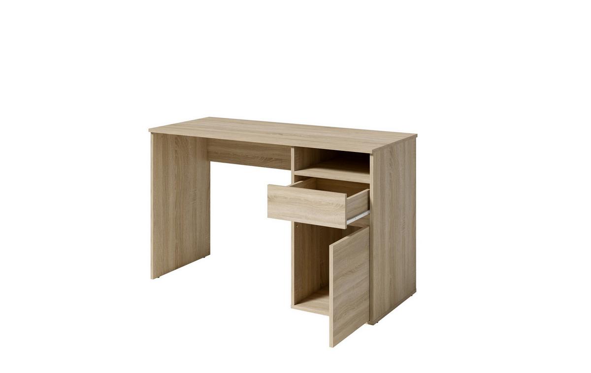 SCHREIBTISCH REGIS 120x53x75,5 cm Bürotisch Computertisch, Sonoma Eiche - Sonoma Eiche, Holzwerkstoff (53/120/75.5cm) - MASSENO