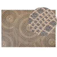 TEPPICH geflochten Ariba 300/200 cm - Grau, Naturmaterialien (200/300cm) - Beliani
