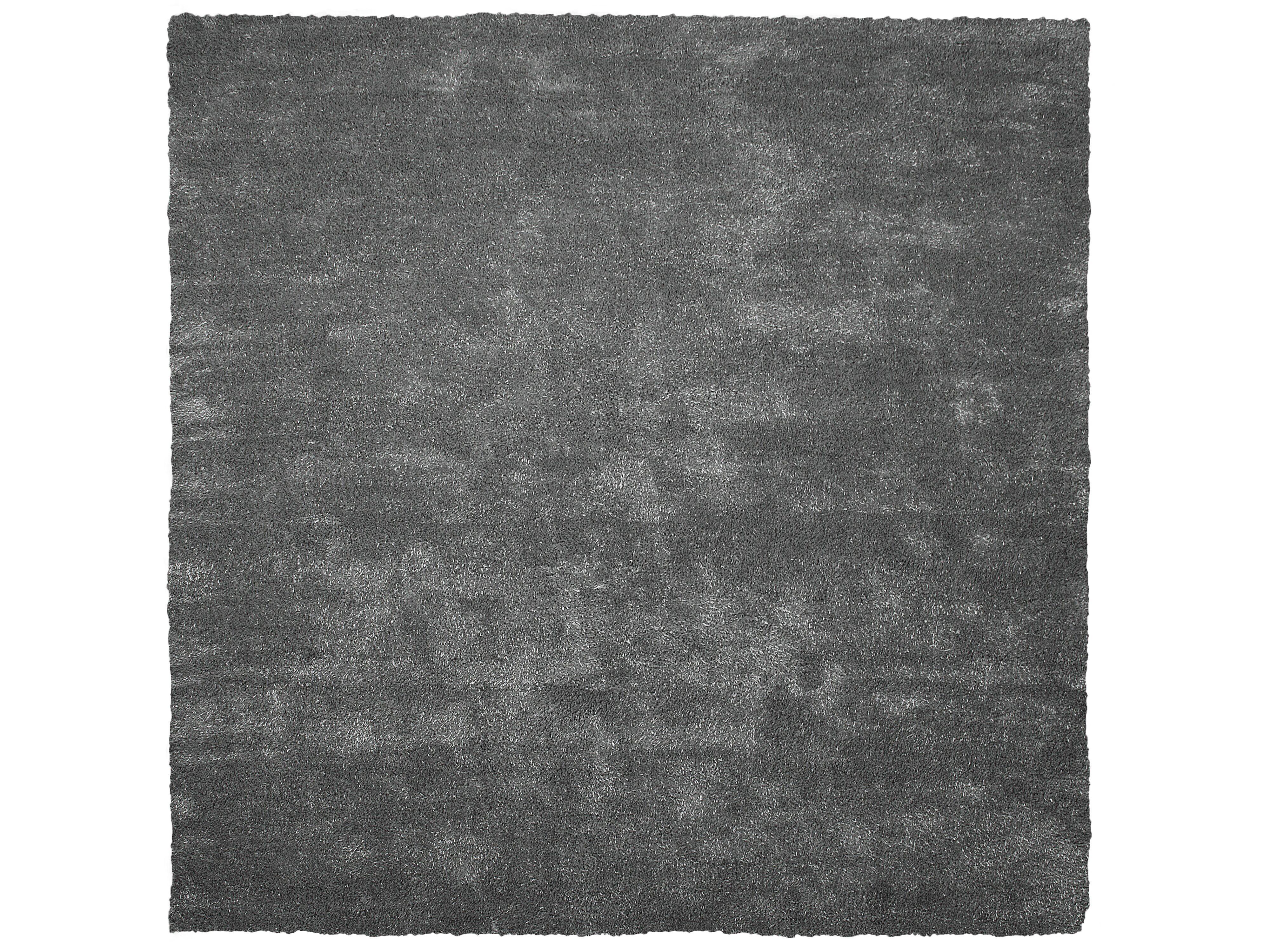SHAGGY-TEPPICH Demre 200/200 cm - Grau, Kunststoff (200/200cm) - Beliani